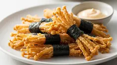 Resep Jamur Enoki Nori Crispy yang Kriuk Tahan Lama
