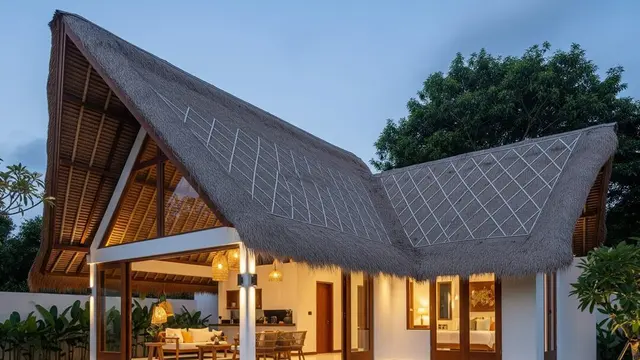 Rumah Kampung dengan Sentuhan Modern