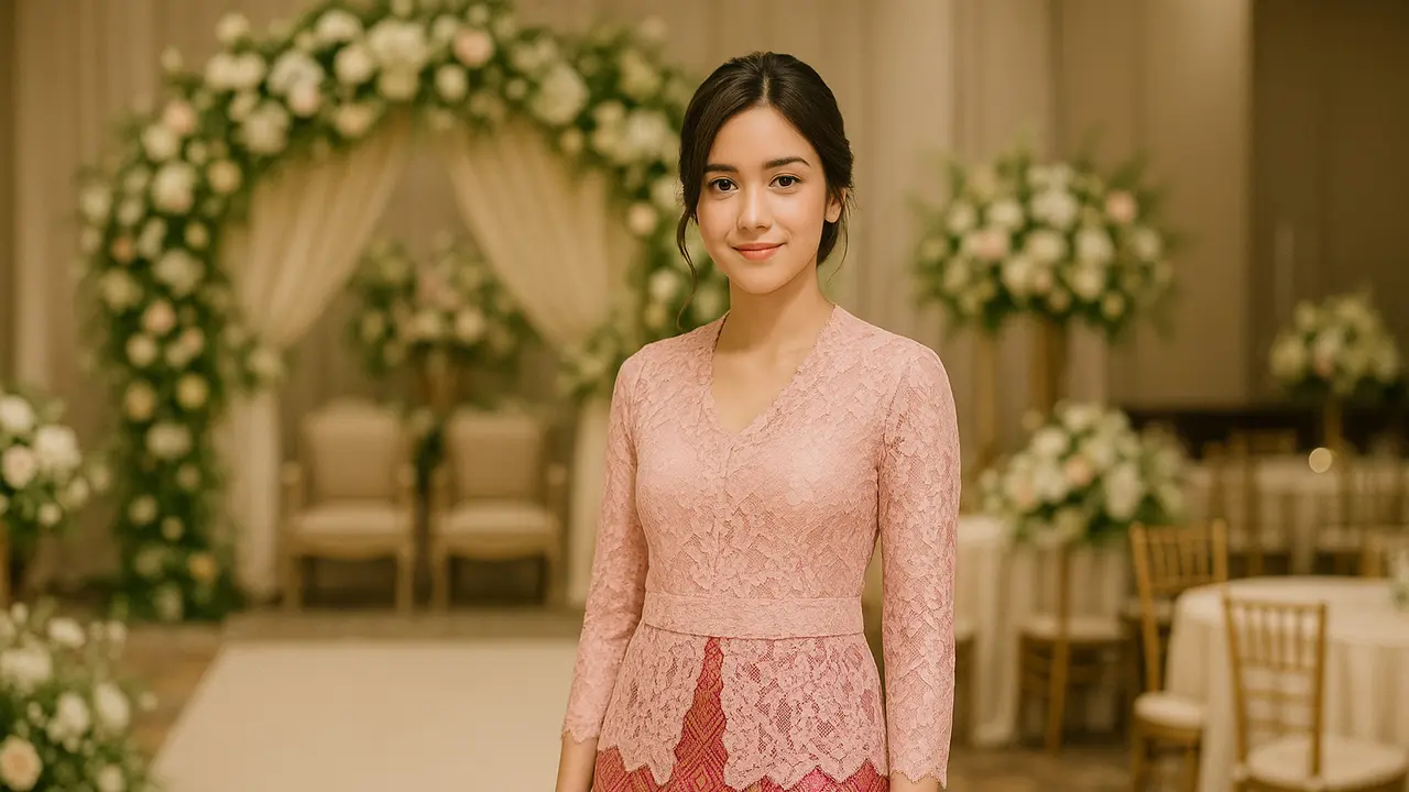 Model Baju Bridesmaid Brokat