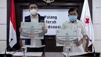 Kadin Indonesia dengan Palang Merah Indonesia (PMI) melakukan penandatangan nota kesepahaman dengan PMI tentang Pendonor Plasma Konvalesen.