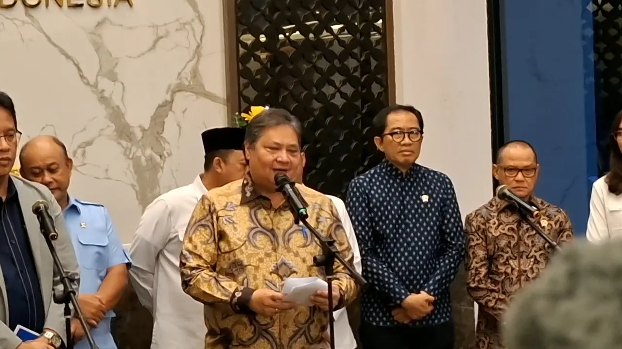Menteri Koordinator Bidang Perekonomian Airlangga Hartarto