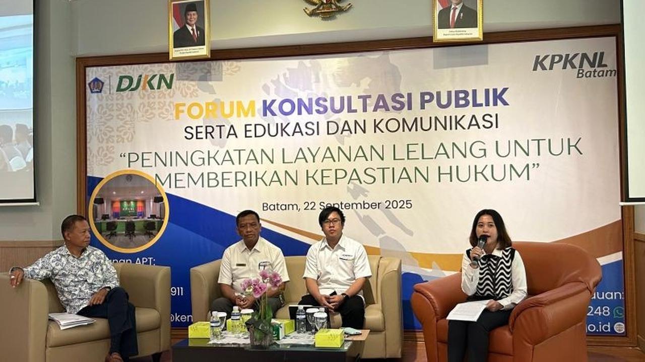 Unik di Batam! KPKNL Batam Edukasi Peningkatan Layanan Lelang Demi Kepastian Hukum dan Kemudahan Akses