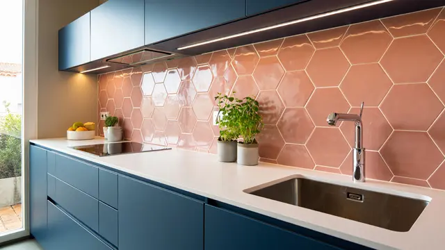 Model Ubin Backsplash Dapur