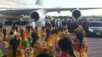 Raja Salman tiba di Bali. (dok. Kemenpar)