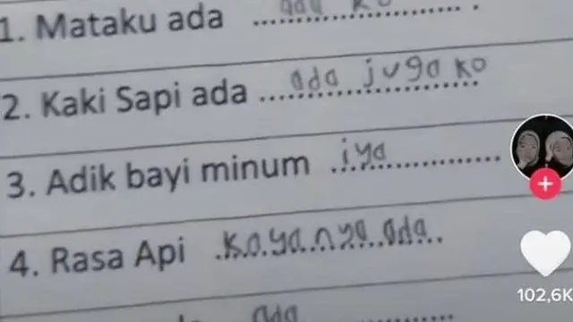 Jawaban Polos Ujian Sekolah