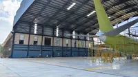 Kementerian Perhubungan (Kemenhub) Direktorat Jenderal (Dirjen) Perhubungan Udara melakukan perjanjian siap membangun sebuah hanggar pesawat di Bandar Udara Budiarto, Curug, Tangerang, Banten. (Ist)