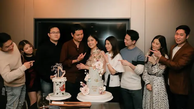 6 Potret Ultah Jessica Tanoesoedibjo, Kevin Sanjaya dan Valencia Tanoe Makin Lengket
