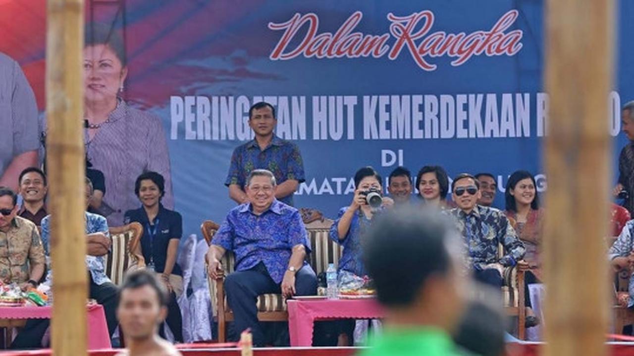 Kemeriahan perayaan 17 agustus SBY dan keluarga di Pacitan