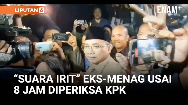 Irit Bicara, Reaksi Eks Menag Yaqut Usai 8 Jam Diperiksa KPK