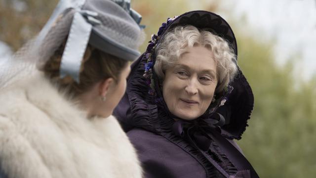 Meryl Steep sebagai Aunt March dalam Little Women. (IMDb)