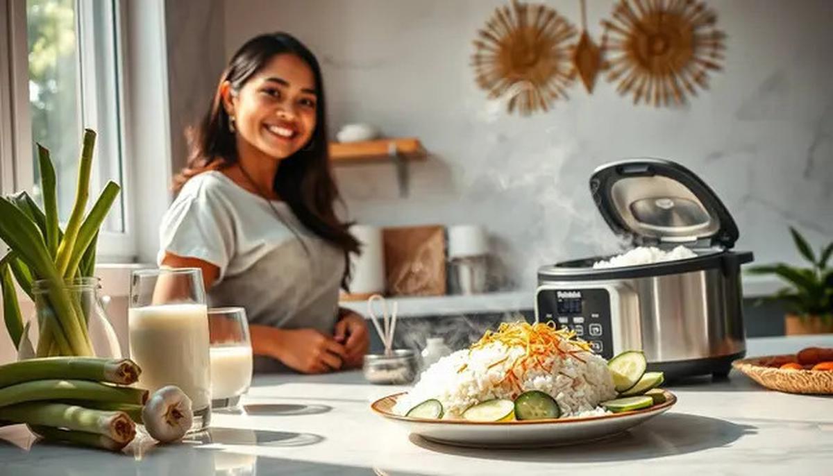 Cara Praktis Membuat Nasi Uduk Lezat dengan Rice Cooker