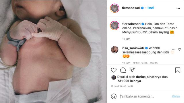 Fiersa Besari Resmi Jadi Ayah, Nama Anak Langsung Trending