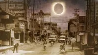 Gerhana Matahari Total yang akan terjadi 9 Maret di sebagian wilayah di Indonesia, ternyata pernah membuat masyarakat Indonesia ketakutan.