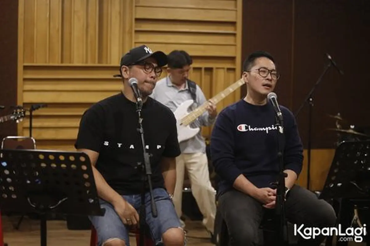 Kerispatih Latihan Bareng Sammy Simorangkir untuk Konser Gen-P Generasi Pesta. (KapanLagi.com/Bayu Herdianto /ums)