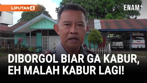 VIDEO: Tangan &amp; Kaki Terborgol, Napi Lapas Kelas II B Merauke Berhasil Kabur!