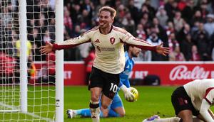 Kemenangan ini membuat Liverpool menempati posisi keenam klasemen Liga Inggris 2025/2026 dengan koleksi 45 poin. (AP Photo/PA/Nick Potts)