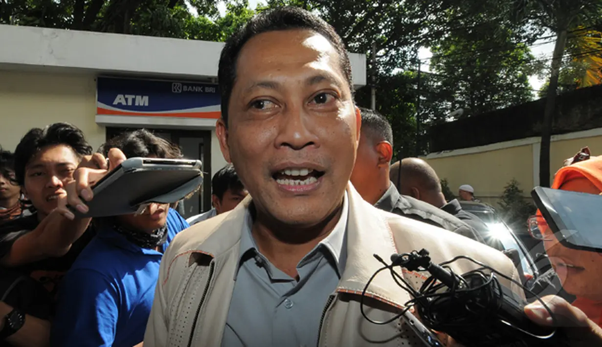Budi Waseso mengatakan akan kooperatif kepada Komnas HAM. Budi dipanggil Komnas HAM terkait penangkapan Bambang Widjojanto, Jakarta, Jumat (30/1/2015). (Liputan6.com/Herman Zakharia)
