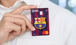 Kartu BRI Debit FC Barcelona.