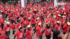 Persatuan Senam Indonesia (Persani) menggelar acara menggelorakan kembali Senam kepada masyarakat