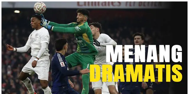 VIDEO: Drama Adu Penalti! Manchester United Singkirkan Arsenal di Piala FA