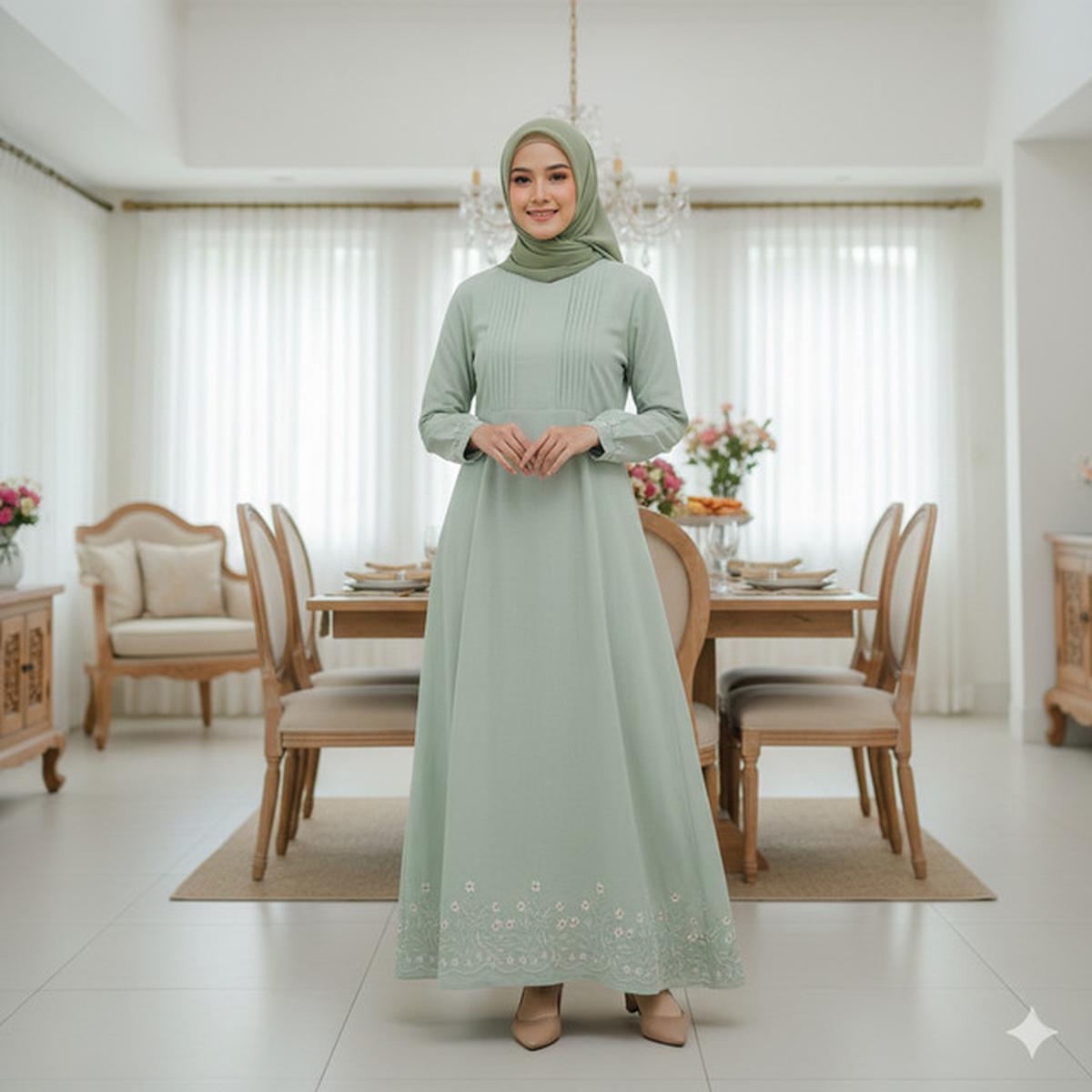 7 Model Baju Lebaran One Set Wanita 2026, Tampilan Elegan dan Stylish Tanpa Ribet