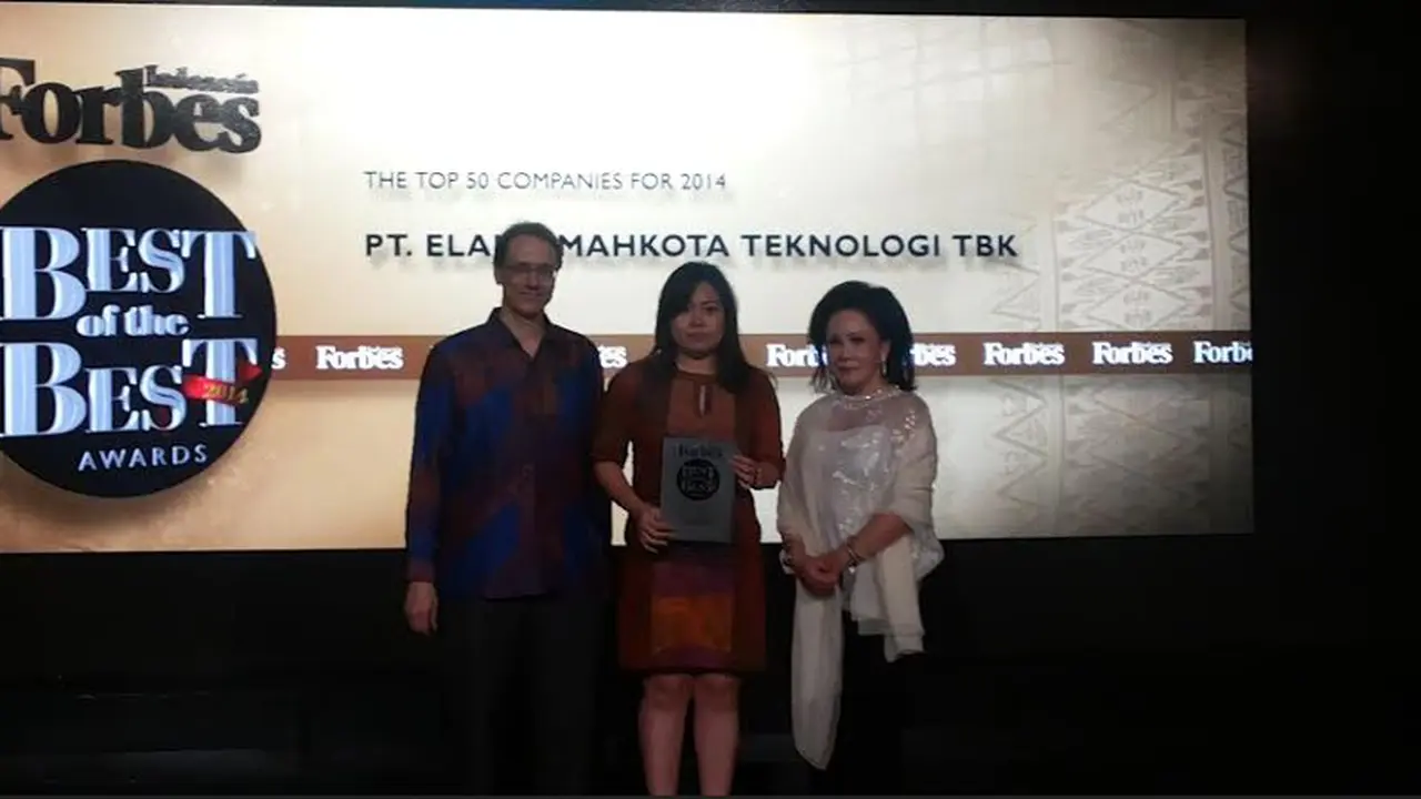 Penghargaan Didapat Emtek di Acara Forbes