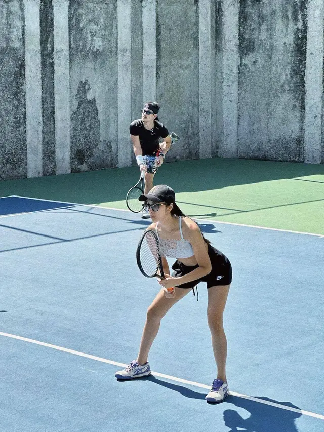 7 Potret Anya Geraldine dan Bio One Main Tenis Bareng, Definisi Mantan yang Akur