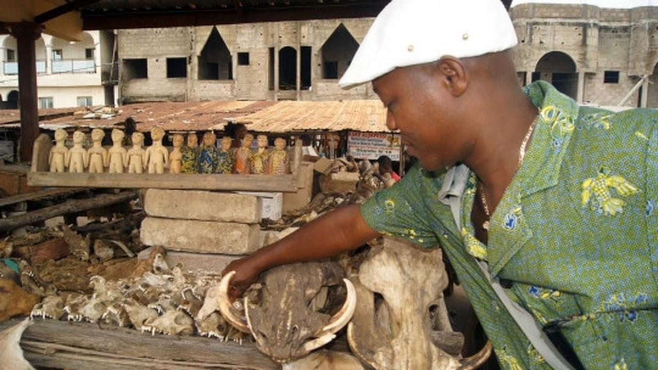 Menengok pasar jimat para dukun di Afrika
