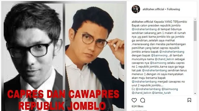 Aldi Taher dan Indra Herlambang