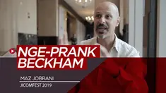 Berita video komedian internasional di JICOMFEST, Maz Jobrani, bercerita tentang pengalamannya mengerjai legenda Timnas Inggris dan Manchester United, David Beckham, di James Corden Show.