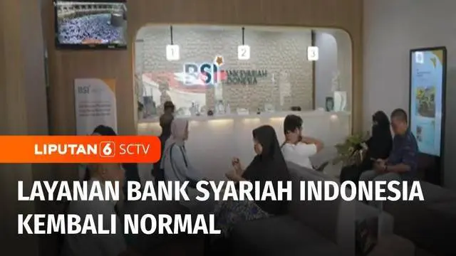 Para nasabah Bank Syariah Indonesia kini kembali dapat bernapas lega, setelah sempat dikeluhkan mengalami gangguan sejak awal pekan. Kini layanan transaksi Bank Syariah Indonesia kembali normal.