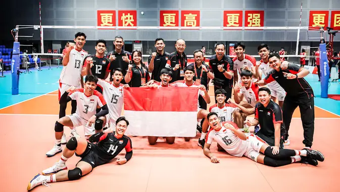 Hasil Kejuaraan Dunia Voli Putra U-21 2025: Gulung Thailand, Indonesia Peringkat 19