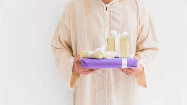 Ilustrasi hampers Lebaran