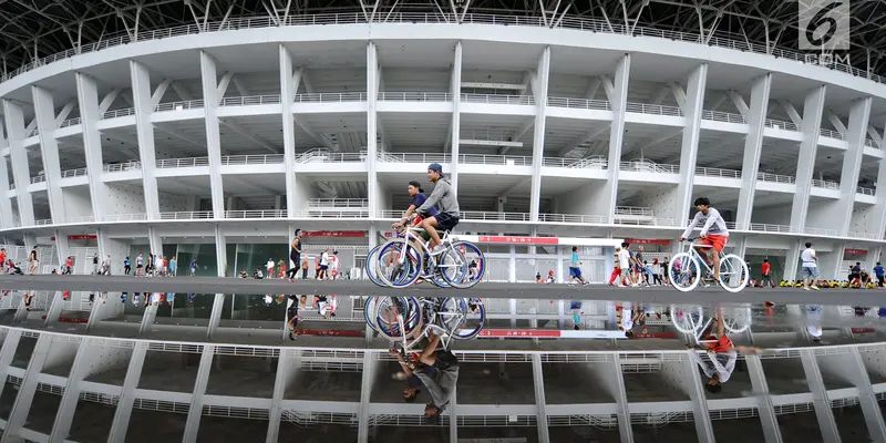 Usai Renovasi, Warga Kembali Berolahraga di Kawasan Stadion GBK