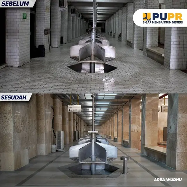 Tempat Wudhu. Dok Kementerian PUPR