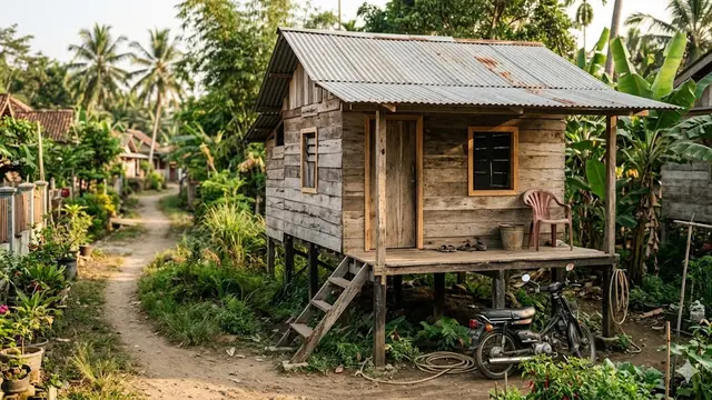 Desain Rumah Kampung Estetik Budget Rp30 Juta