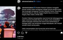 Potret Cantik Anggun C. Sasmi Sambut Kedatangan Presiden Emmanuel Macron saat Gala Dinner dengan Prabowo Subianto di Istana Negara