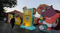 Dekorasi Piala Dunia U-17 sudah dipasang di sejumlah titik Kota Surabaya. (Istimewa)