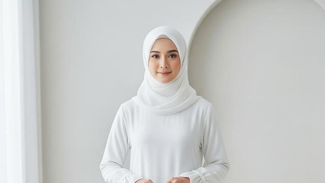 9 Model Gamis Putih Simple dan Elegan untuk Acara Syukuran, Tampil Anggun dan Bersahaja