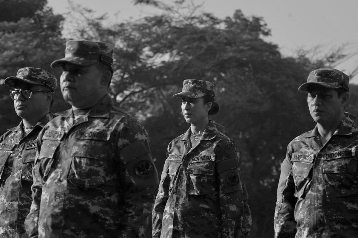 Cantiknya Menpar Widiyanti Wardhana Pakai Baju Loreng Komcad saat Digembleng Prabowo di Akmil Magelang