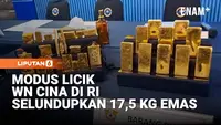 Modus Licik WN Cina Selundupkan 17,5 Kg Emas di RI, Disembunyikan di Koper & Mi Instan