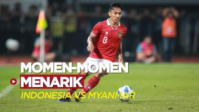 Berita Video, Momen-momen Menarik di Laga Timnas Indonesia U-19 Vs Myanmar