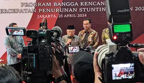 5 Arahan Wapres Ma’ruf Amin untuk BKKBN terkait Program Bangga Kencana dan Percepatan Penurunan Stunting, Jakarta (25/4/2024). Foto: Liputan6.com/Ade Nasihudin.