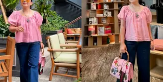 Kehadiran Mayangsari di pernikahan putra Ari Sigit memang dicari banyak orang. Meski tak terlihat hadir, pesona ibu satu anak ini tetap menyala dengan outfit serba pink [@mayangsari_official]