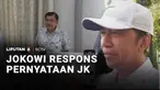 Presiden ke-7 RI, Joko Widodo merespons pernyataan Wakil Presiden ke-10 dan ke-12 RI, Jusuf Kalla mengenai klaim peran JK dalam karier politiknya. Mantan Wali Kota Solo itu menanggapi santai dengan menyebut dirinya sebagai sosok orang biasa dan orang...