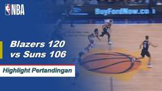 Damian Lillard memanas 24 poin saat Trail Blazers mengalahkan Suns pada Kamis malam, 120-106.