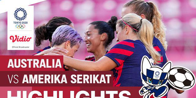 VIDEO: Kalahkan Australia, Amerika Serikat Raih Perunggu di Cabang Olahraga Sepak Bola Putri Olimpiade Tokyo 2020