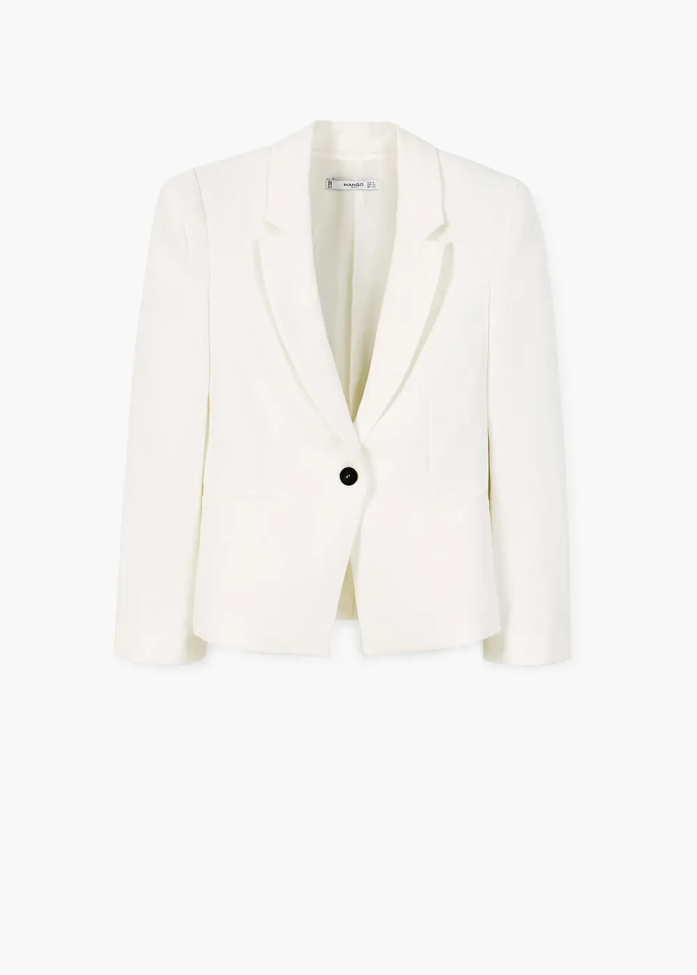 Structured blazer Rp.599.000. (Image: shop.mango.com)