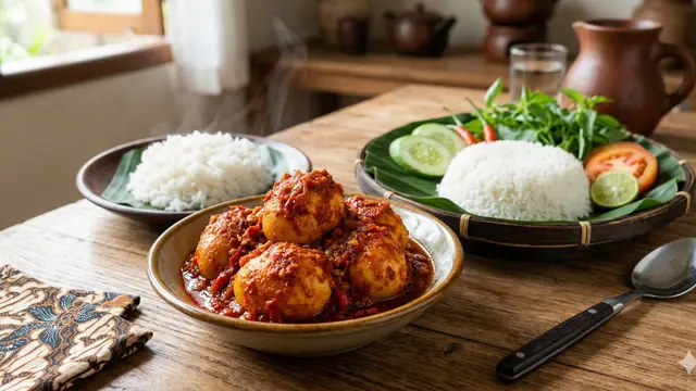 Sambal Telur (Foto: Gemini AI)