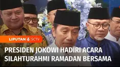 Presiden Joko Widodo menghadiri silaturahmi nasional yang diikuti sejumlah Ketua Umum Partai Politik, namun pertemuan tidak dihadiri Ketua Umum PDI Perjuangan, Megawati Soekarnoputri dan Ketua Umum Partai Nasdem, Surya Paloh.